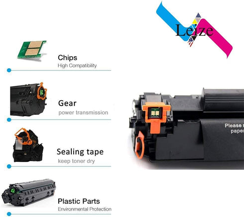 LEIZE Compatible Toner Cartridge for Xerox 106R04347, 1-Pack for B205, B210, B215 Printers