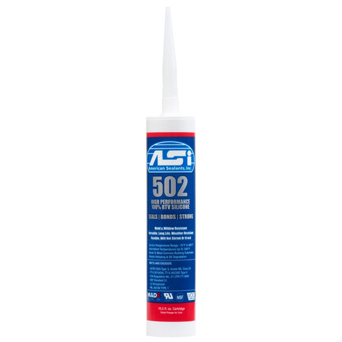 White Food Grade Silicone Sealant, 2.8 oz Squeeze Tube