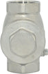 VARMHUS SS316 Stainless Steel Swing Check Valve, NPT Female x Female Thread, WOG 200 PSI PN16 CF8M (1-1/4")