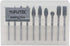 Carbide Burr Set - 10pcs Double Cut Solid Carbide Rotary Burrs, 3mm Shank for Woodworking and Metal Carving