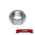 Generic 3/8"-16 50 Pack Hex Jam Nut RH Thread Aluminum Maintenance Repair Replacement Fasteners Industrial Hardware
