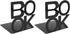 HEEPDD Modern Bookend, Decorative Book Holder for Desk and Office Use Modern Bookend, Steel, Heavy Duty Book Stopper
