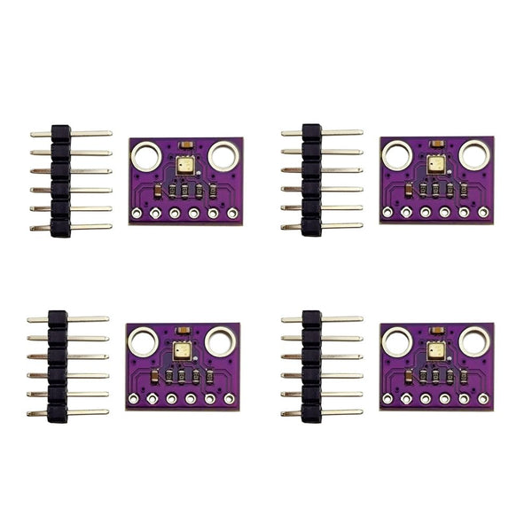 4Pcs GY-BME280-3.3 High Precision Altimeter Atmospheric Pressure Temperature and Humidity Sensor for Arduino