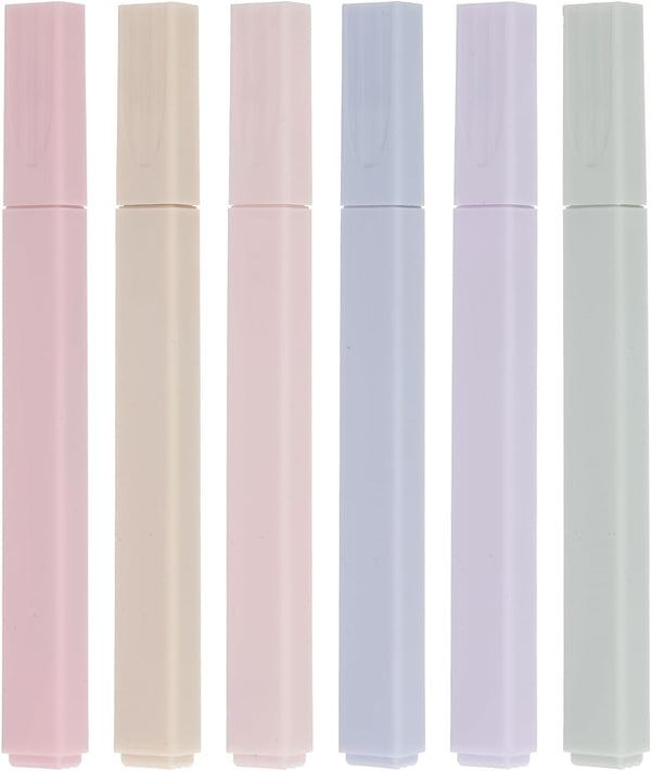 PATIKIL Highlighter Pen, 6 Pack Quick Dry Broad Tip Underline Marker Pens for Daily Use,
