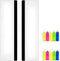 LRZCGB Monitor Memo Board, 2 Pieces Computer Monitor Message Board, Acrylic Sticky Note Holder
