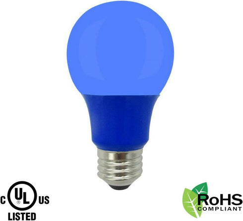 Xtricity LED A19 Blue Light Bulbs, 5W A19/5W/B/LED (40W Equivalent), E26 Medium Base, 120V, Blue, Porch, Holiday