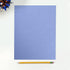 LUXPaper 8.5” x 11” Vista Metallic Paper for Crafts and Printing, 50 Pack (Blue)