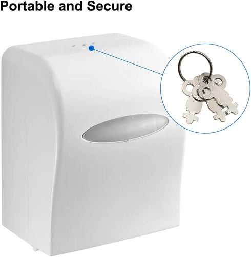 AYWFEY 6 Pack N13EZ 2 Keys for Paper Towel Dispenser, Dispenser Keys with Key Rings, Replacement Key Compatible