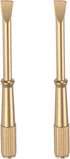 2pcs Mini Bracelet Screwdriver, 4mm Titanium Steel Slotted Screw Driver with 5mm Width Non-slip Handle
