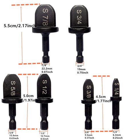 11pcs HVAC Repairing Set, Air Conditioner Copper Tube Expander Swaging Tool with 1/4'', 3/8'', 1/2'', 5/8'', 3/4'',