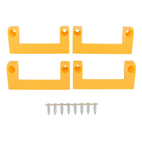 Miskall 4pcs Tape Measure Clip,Plastic Tape Measure Holder,Ladder, Workbench Electric Tool Storage for