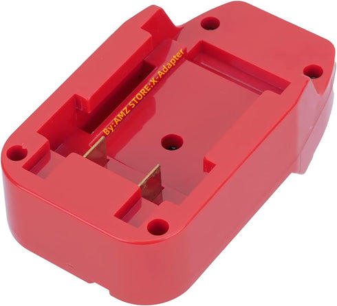 1x Adapter Fits Bauer 20v MAX Cordless Tools Compatible with Porter Cable 20 MAX (NOT 18v) Lithium Batteries - Adapter Only, RED (BP-BE20)