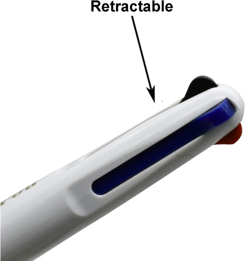 Maydahui 12PCS Retractable 3-in-1 Multicolor Ballpoint Pens, Thank You Pens for Office School Students Party