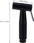 Modern Black Stainless Steel Handheld Bidet Sprayer