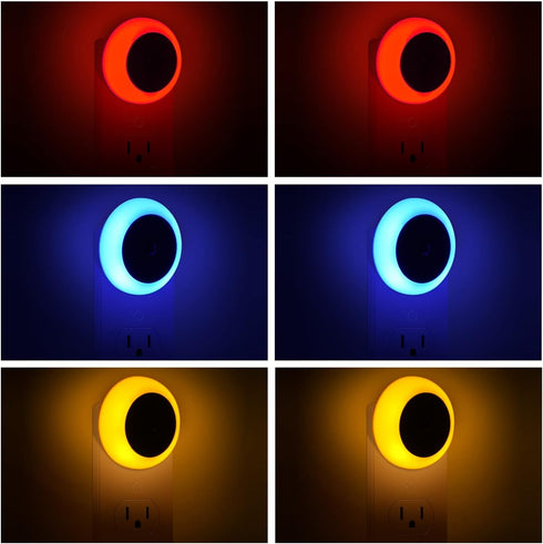 6 Pack LED Night light, LED night lights plug into wall with