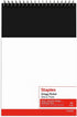 Staples Green Paper Steno Pads, Gregg Ruled, 6" x 9", 12/Pack