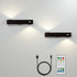 Motion Sensor Wall Light with Remote Control, Rechargeable Magnetic Wall Light, Wireless