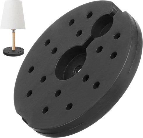 PRETYZOOM Weighted Floor Lamp Base 7.5 Inch Square Replacement Lamp Base Weight