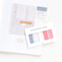 Monolike Color Palette Sticky Solid 501 A Set, 4p Self-Adhesive Memo Pad with 30 Sheets
