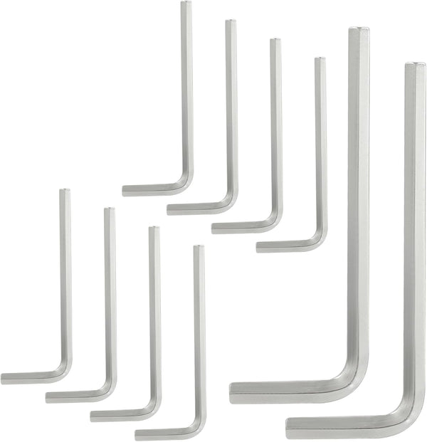Luomorgo 10 Pcs Allen Wrench 4mm/5/32 Inch, Heavy Duty L Shaped Hex Key Tool for Repairing, Installation