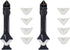 2 Pack 3-IN-1 Caulk Tool, for Removal and Application in Bathroom, Kitchen, and Window Sealing