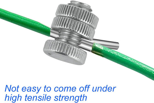 Split Bolt Joint Clamp Wire Connectors, 20 Pieces for Multiple Electric Fence Line Tap Clamp