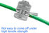 Split Bolt Joint Clamp Wire Connectors, 20 Pieces for Multiple Electric Fence Line Tap Clamp