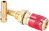 8mm Pair of Water Cooled & Gas Adapter Fitting Quick Connector Set for MIG TIG Welder Torch(Red)