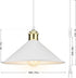 13FT LYOOWNG Plug in Pendant Light, Bigger Hanging Lights with Plug in Cord On/Off Switch, Industrial Plugin Hanging