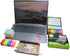 Cute Paper Boxed Self Sticky Notes Set, 2000 Pages Colorful Tape Flags, Arrow Flags, Memo Pads, 12 Colors with Holder