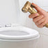 Naroote Handheld Bidet Sprayer for Toilet, Vintage Brass Handheld Bidet Sprayer Spray Bracket Hose Kit Bathroom