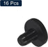 uxcell 16 Pieces Black Rubber Stopper, 5mm Plug for 4.5-4.8mm Hole