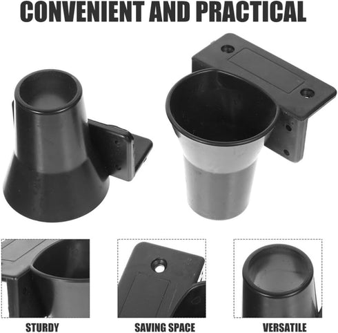 3pcs VOSAREA Electric Screwdriver Holder Wall Mount and Workbench Stand for Organized Storage of Electric Tools