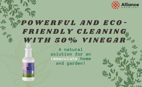 50% 1 Alliance Chemical Vinegar - Quart - Industrial Strength for Cleaning and More
