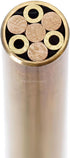 Mosaic Pin - 0.218 Inch Diameter - Brass Outer Material, Decorative Knife Handle Pins for Fixed Blade Knives
