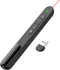 QUI Presentation Clicker, Wireless Presenter with Hyperlink Volume Control, RF 2.4GHz USB Remote for PowerPoint &