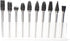 10pcs 1/8" Shank Tungsten Steel Solid Carbide Rotary Files Diamond Burrs Set for Woodworking Drilling Carving