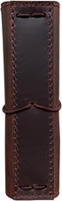 newestor Travelers Notebook Cover, Passport Size with Inner Pockets, Card Slots, and Pen Holder, Dark Brown