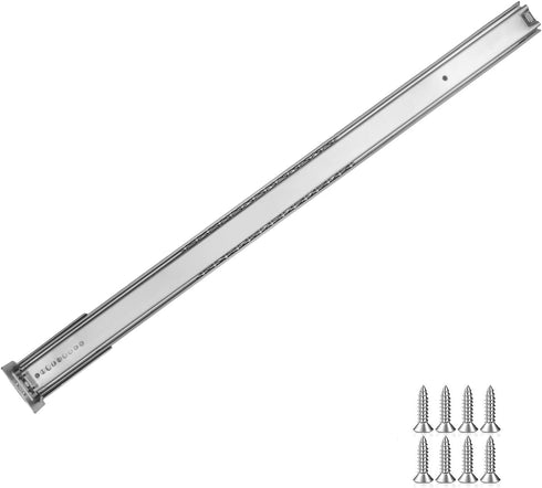 LONTAN 1 Pcs Bottom Mount Centered Drawer Slides for Cabinet & Dresser Drawers, 12 Inch Heavy Duty