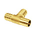 Joywayus 2Pcs 5/8" Hose Barb Tee T 3 Way Union Fitting for Water/Fuel/Air