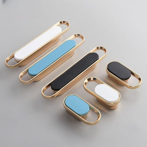 SANCHAKOU 6Pcs 16Mmk Zinc Alloy Drawer Pulls Bedside Cabinet Handle Bathroom Cabinet Wine Cabinet Cabinet Door Handle