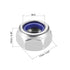 uxcell Hex Lock Nuts - M10 x 1.5mm Stainless Steel Self-Locking Nuts, 4Pcs Silver Tone