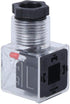 5Pcs Hydraulic Solenoid Valve Solenoid Coil Plug, Transparent Universal with Light, DC24 (5 Sold at a Time)