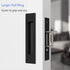 Dontay Pocket Door Edge Pull Brushed Nickel, Hidden Handle for Sliding Door Pull Hardware, Flush Design