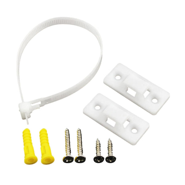 Generic 6Pcs Furniture Anchors Resistant Straps for TV Stands Dresser Bed