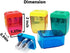 AUSTARK 4Pcs Manual Pencil Sharpeners for Kids & Adults - Dual Hole Handheld Sharpener, Back to School Supplies