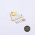 JG1905-BE GERZWY Gold Stainless Steel Toilet Paper Holder Paper Towel Dispenser Tissue Roll Hanger Wall Mounted