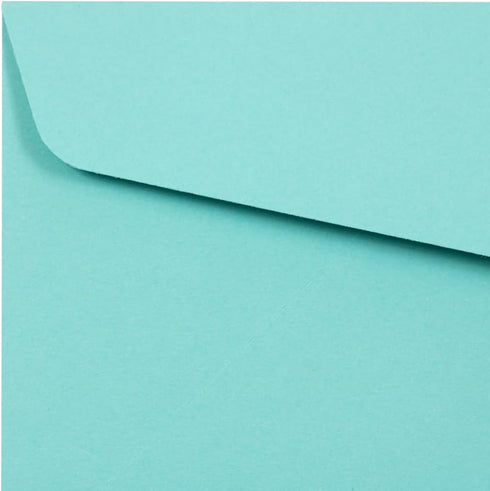 JAM PAPER #10 Business Premium Envelopes - 4 1/8 x 9 1/2 - Aqua Blue - 50/Pack