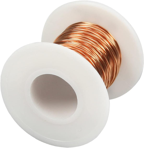 Fielect 0.55mm Inner Dia Magnet Wire Enameled Copper Wire Winding Coil 65.6Ft Length for Motors