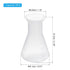 PATIKIL 50ml Plastic Erlenmeyer Flask, 1 Pack Wide Mouth Conical Flask for Laboratory, Clear